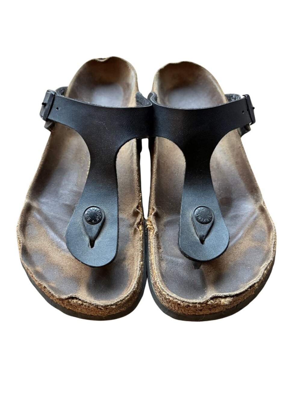 Birkenstock Gizeh Black Thong Sandals | Size 37 (US 6-6.5)